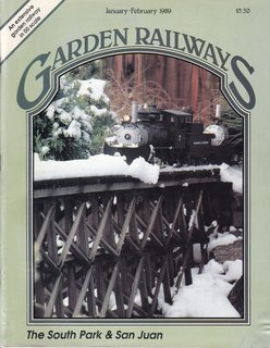 Garden Railways Magazine, January-February 1989