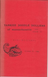 Harvest of Dolls- Yankee Doodle Dollers of Massachusetts UFDC Region 15 Mini-Regional Oct. 22, 1988