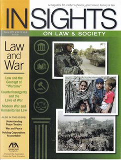 Insights on Law and Society Vol.13 No. 3 Spring 2013: Law and War