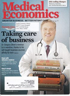 Medical Economics Vol. 88 No. 1 January 10, 2011: Taking Care of Business