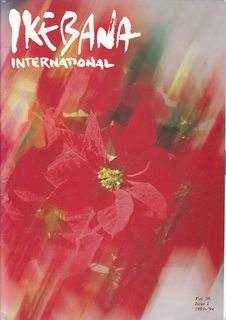 Ikebana International (Vol.38 Issue 1, 1993-'94) (Vol. 38, Issue , 1993-'94)