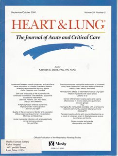 Heart and Lung: The Journal of Acute and Critical Care Vol 29 No. 5 September/October 2000
