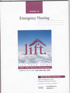 Journal of Emergency Nursing Vol 33 No. 3, June 2007: CE-Managing Acute Heat Trauma in a Crowded Emergency Department