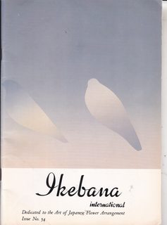 Ikebana International, Issue No. 54, April 1979