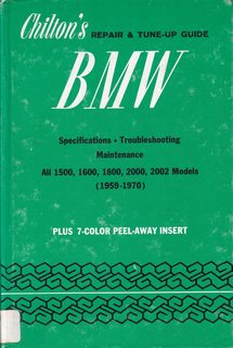 Chilton's repair and tune-up guide for the BMW