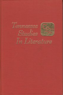 Tennessee Studies in Literature, Vol. XVII