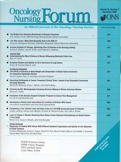 Oncology Nursing Forum Vol 33 No. 6 September 2006-The Bridge from Genomic Discoveries to Disease Prevention