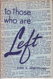 To those who are left