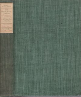 Roxburghe Library of Classics: History, Biology, Science; Poetry, Drama, Travel, Adventure, Fiction, & Rare & Little-known Literature. Volume XXVI Renaissance Members Edition De Luxe