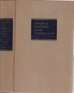 Principles of Business and the Federal Law