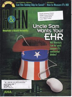 H & HN (Health & Health Networks) Vol 79 No. 2 February 2005: Uncle Sam Wants Yor EHR-Will Americas can do Spirit Conquer ITs Continental Divide