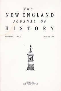 The New England Journal of History Vol. 47 No. 2 Autumn 1990: Focus of The Pacific War