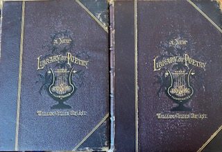 A New Library of Poetry And Song Illustrated With Steel Portraits, Wood Engravings, by English and American Artists, Silhouette Titles, Manuscript Fac-Similes, Etc Etc.(2 Volumes)
