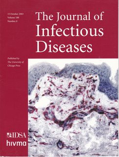 The Journal of Infectious Diseases Vol. 188 No. 8 15 October 2003: Genotypic Differences in Chlamydia Pneumoniae TyrP Locus Related to Vascular Tropism and Pathogenicity