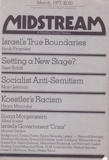 Midstream A Monthly Jewish Review Vol. XXIII, No. 3 March 1977