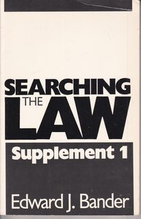 Searching the Law, Supplement 1