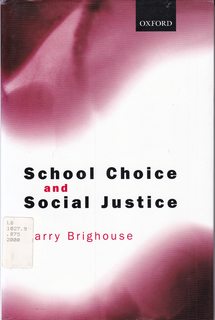 School Choice and Social Justice