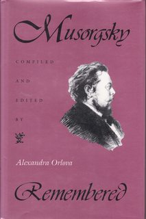 Musorgsky Remembered (Russian Music Studie)