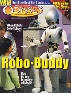 Odyssey-Adventures in Science Vol 17 No. 8 October 2008- Robo-Buddy