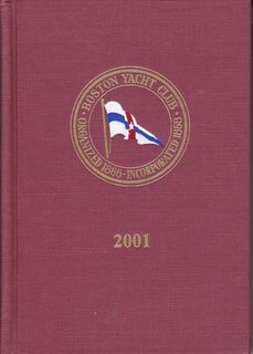 Boston Yacht Club 2001 135th Year (Marblehead Station)