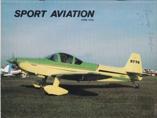 Sports Aviation Magazine Vol 27 No 6 June 1978