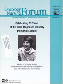 Oncology Nursing Forum Supplement to Vol 33 No. 4 July 2006-25 Years of the Mara Morgensen Flaherty Memorial Lecture