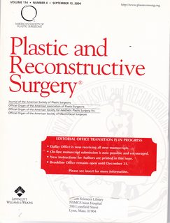 Plastic and Reconstructive Surgery Volume 114 No. 4 September 15, 2004