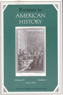 Reviews in American History Volume 35 , Number 1 March 2007 [Thomas Bender: What is Americanism]
