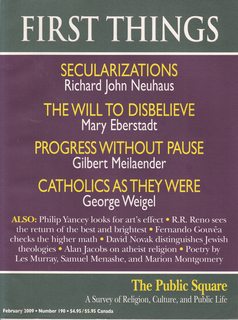 First Things, February 2009, Number 190: Secularizations