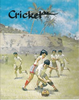 CRICKET Magazine April 1995 Volume 22 No. 8 (Cover and Borders by Mark Rogers)
