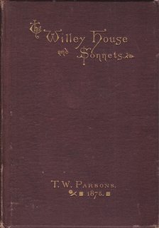 The Willey House and Sonnets