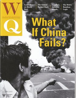 Wilson Quarterly, Autumn 2010 (What If China Fails) (Volume 34, Number 4)