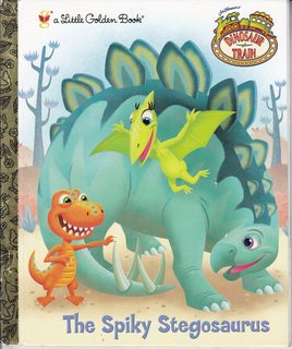 The Spiky Stegosaurus (Dinosaur Train) (Little Golden Book)