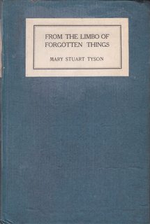 FROM THE LIMBO OF FORGOTTEN THINGS