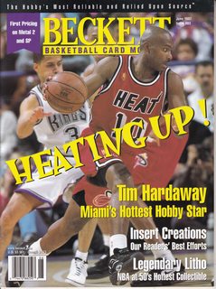 Beckett Basketball Monthly Magazine - #83 - June 1997; Tim Hardaway Cover