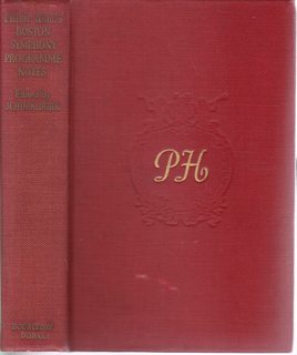 Philip Hale's Boston Symphony Programme Notes: Historical, Critical, and Descriptiv