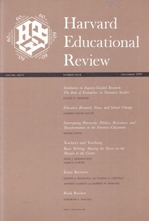 Harvard Educational Review Vol 60 No. 4 November 1990
