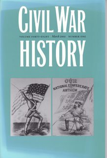 Civil War History A Journal Of The Middle Period Vol. XLVIII No. 1 March 2002