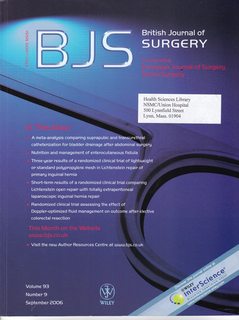 British Journal of Surgery Vol. 93 No. 9 September 2006: Traumatic Aortic Rupture