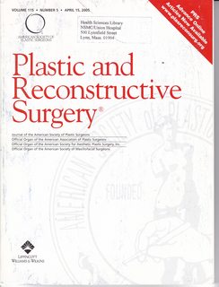 Plastic and Reconstructive Surgery Volume 115 No. 5 April 15, 2005