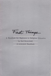 First Things: A Handbook for Beginners in Religious Education