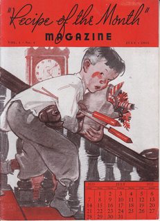 Recipe of the Month Magazine Vol. 1 No. 4 July 1935