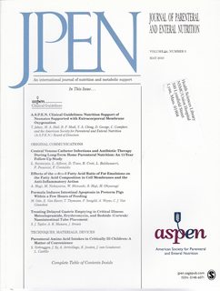 JPEN (Journal of Parenteral and Enteral Nutrition) Vol. 34 No. 3 May 2010: A.S.P.E.N. Clinical Guidelines-Nutrition Support of Neonates Supported with Extracorporeal Membrane Oxygenation