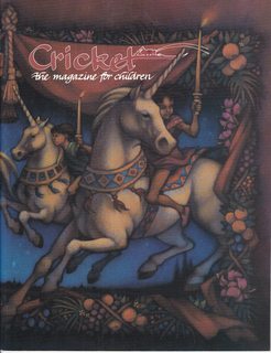 CRICKET Magazine December 1992 Volume 20 No. 4 (Night Ride by Gail Owens Cover)