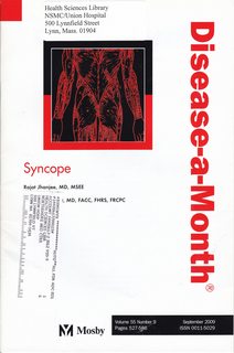 Syncope (Disease-a-Month Vol 55 No. 9, September 2009)