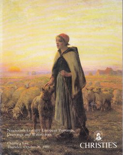 Christie's East : Nineteenth Century European Paintings, Drawings and Watercolors : New York : October 26, 1989 : Sale No. 6897