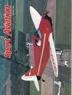 SPORT AVIATION FEBRUARY 1988 VOL. 37, NO. 2