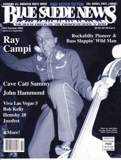 Blue Suede News #59: Summer 2002; Ray Campi Cover