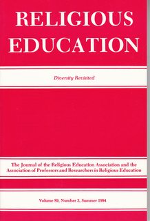 Religious Education-The Journal of the Religious Education and the Associations of Professors and Researchers in Religious Ed. Vol. 89 No. 3 1994: Diversity Revisited