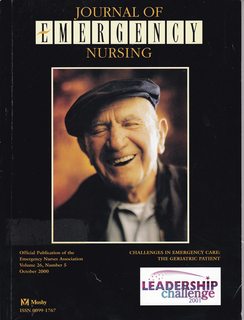 Journal of Emergency Nursing Vol 26 No. 5 October 2000: Challenges in Emergency Care-The Geriatric Patient